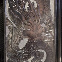 Elizabeth II 2021 Unique DRAGON Design SILVER Dollar