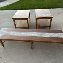 Lane Mid-Century Modern “Monte Carlo” Coffee and two End Tables.