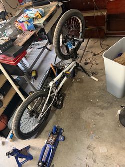 BMX spectrum Bike White Frame