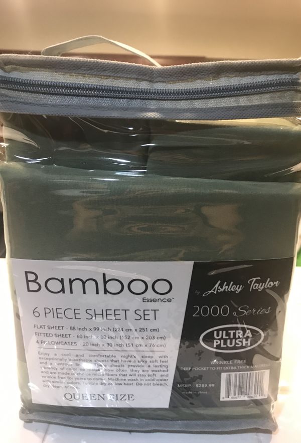 Bamboo Ashley Taylor 2000 Series 6 Piece Sheet Set For In Palmdale Ca Offerup 25