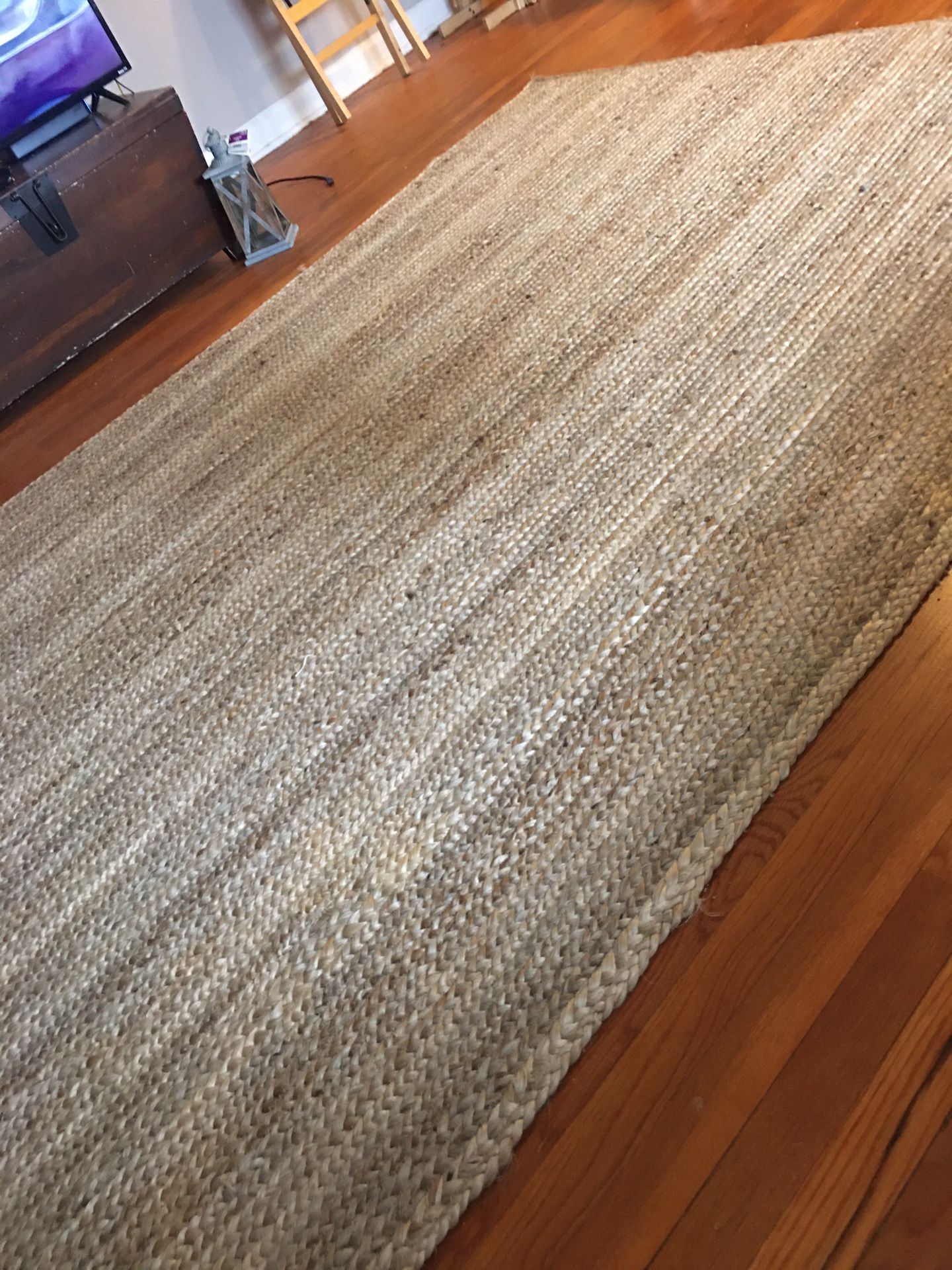 Moving Sale!!! Striped hand woven area rug 6 x 9