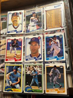 Vintage MLB Baseball Card Lot Fleer Topps