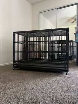 Large Heavy Duty Metal Dog Crate
