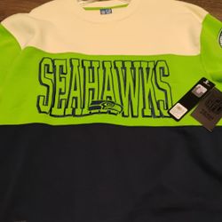 2 New With Tags Seattle Seahawks Sweatshirt... Yes They Are Available