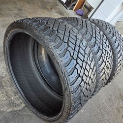 Only 3 Used Tires Lt305 30r26. 109H XL Atturo Traill Blade X/T $370.00