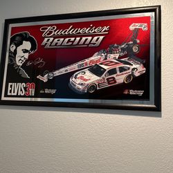 Elvis Presley racing picture Budweiser $400