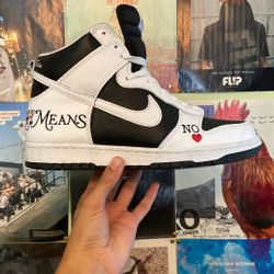 Nike Sb Dunk Highs Supreme By Any Means 