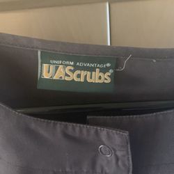 UASnap Front Scrub Jacket. New Pewter