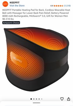 iKEEPFIT MAXwarm 3.0 Heating Pad Massager. BRAND NEW SEALED.