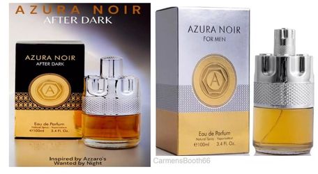AZURA NOIR & AZURE PREMIRE Fragrances Cologne Pensacola Lot for Men Two Pieces 100 ml edt edp spray  T  Flea Market Booth 66 Indoor Mall weekends 8-2