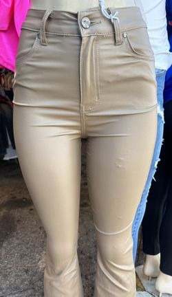 Pantalón Acampanado Piel