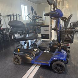 Four-wheeled electric scooter