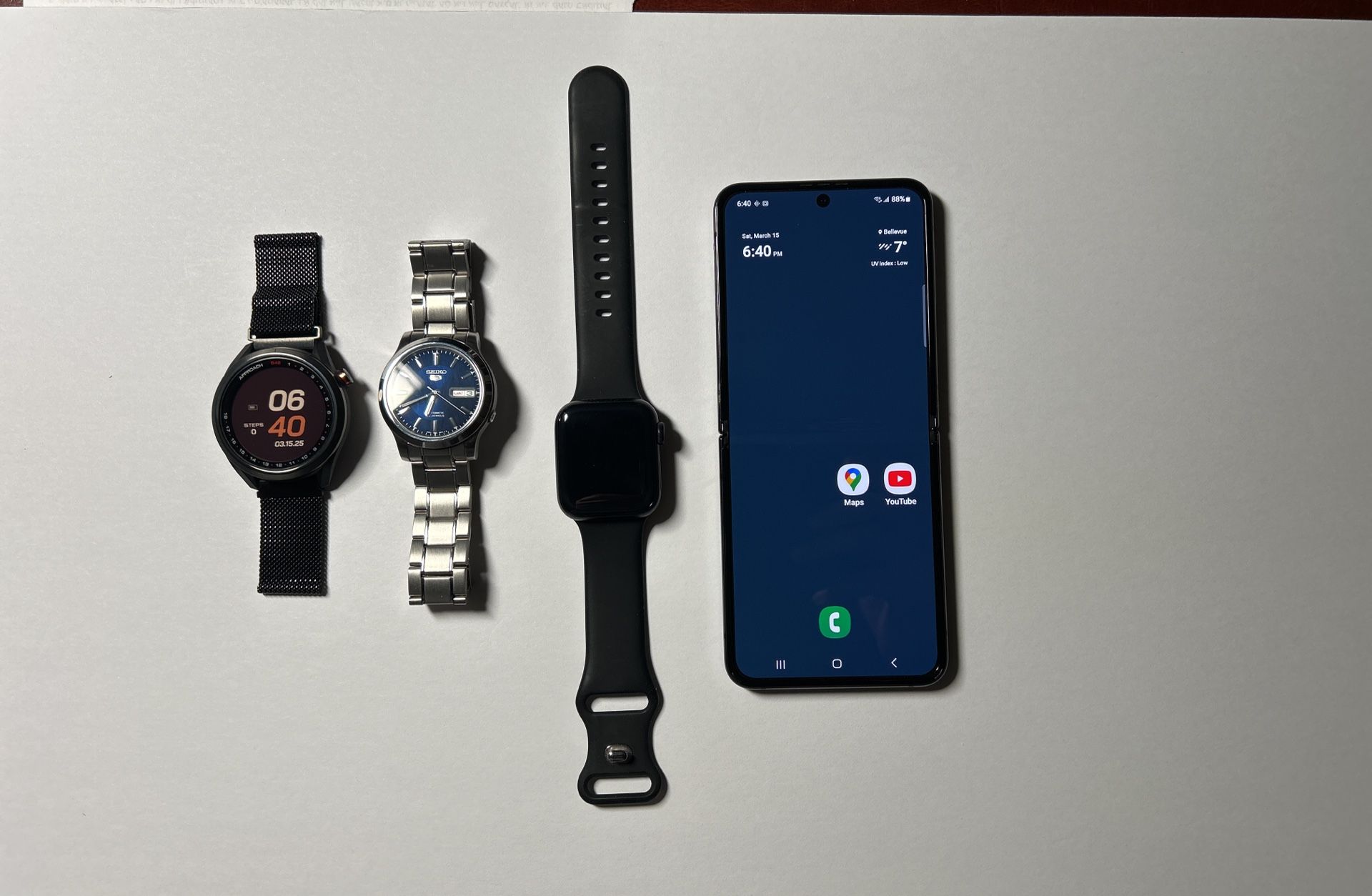Golf, Apple Watches and Phone
