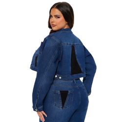 Size 1X Fashion Nova Jacket And Flare Jeans