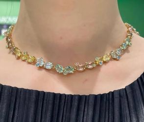 Beautiful necklace really good quality no box only bag
