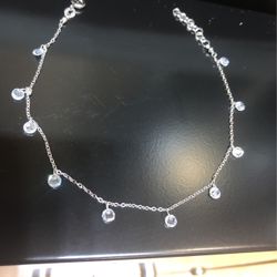 925 Sterling silver Leslie’s Designer anklet adjustable