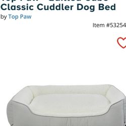NEW Top Paw® Quilted Cube Classic Cuddler Dog Bed ** Retails For $35 An Absolute Steal @$20 !!**