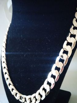 Gold Deep Plated Thick Heavy Chain Necklace Jewelry
