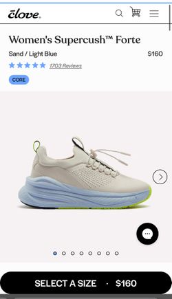 Clove Women's Supercush™ Forte Sand / Light Blue