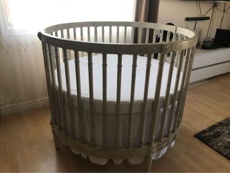 Restoration hardware round crib sale