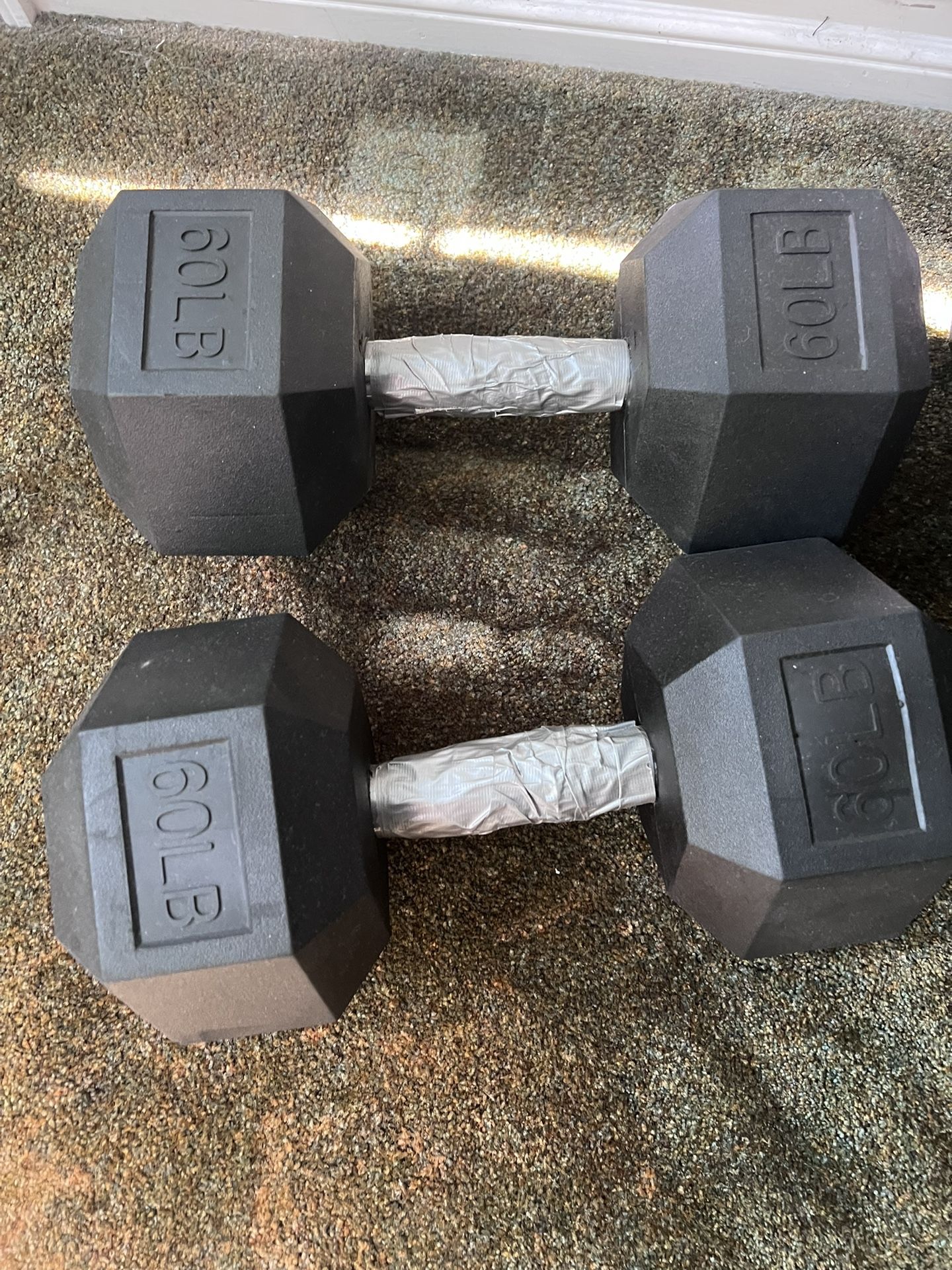 60 Pounds Dumbbells Pair