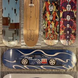 Supreme, RipNDip, And Garage Welt Skateboards Decks