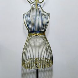 Vintage Wire Metal Hat Rack