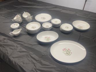Pink Orchid China 53 Pieces