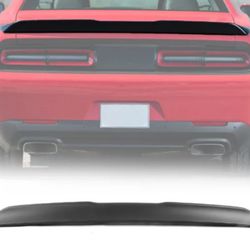 15-23 Dodge Challenger OE Style Rear Trunk Spoiler Wing Lip Matte Black ABS