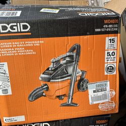 Ridgid vacuum 6 gallons