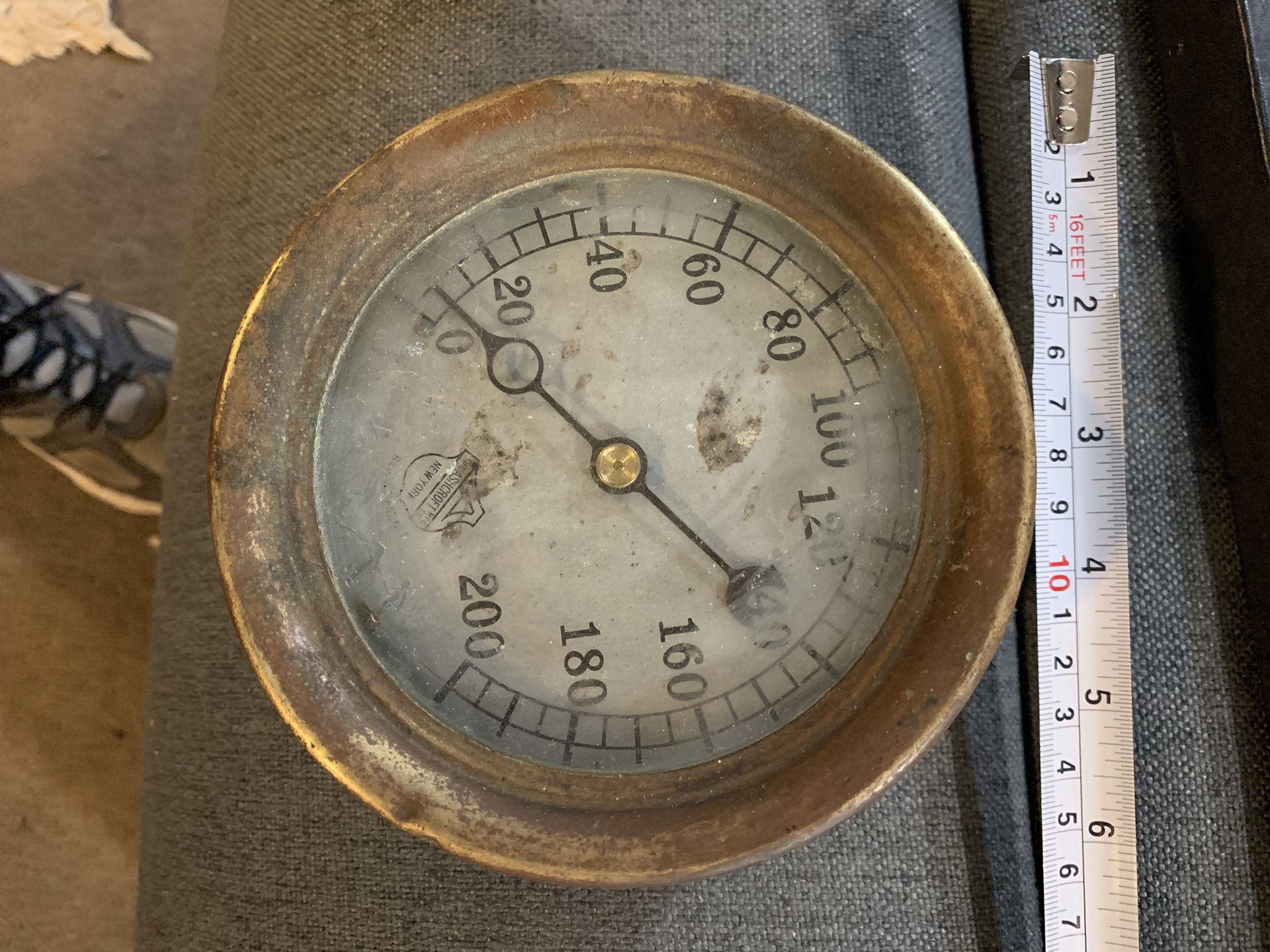 Brass Steam Pressure Gauge