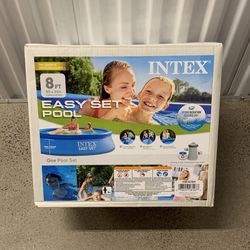 Intex 8ft x 24in Easy Set Pool w/ Pump & Filter - Brand New in Box