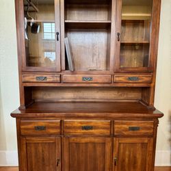 Pier One Cabinet and Hutch