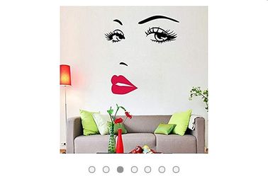 Womens face..background