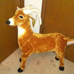 Huge stuffed Standing Deer! Melissa & Doug * New W/Tag 