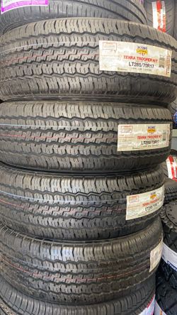 LT285/70R17 SET OF 4 TIRES PN SALE 💰WE DO FINANCE NO DOWN PAYMENT