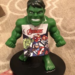 Hulk. Soft PVC plastic. Talking.