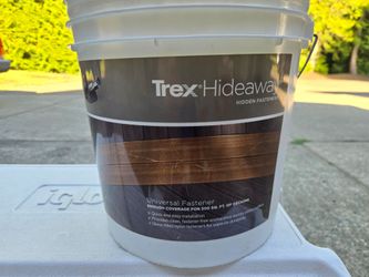 Trex Decking hidden fasteners.
