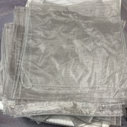 Silver Organza Table Runners/ Chair Ties 