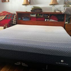 King Gel Medium Plush Mattress & Box Springs