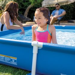 Square Frame Pet Pool Set with Filter INTEX