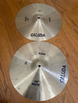 Saluda SS 14" Rock Hi Hat Cymbals