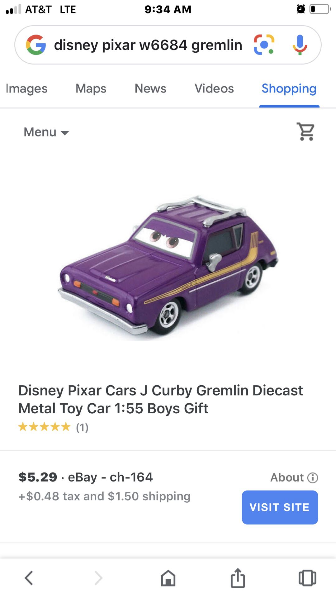 Disney Pixar car