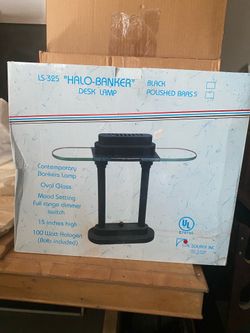 Bankers Lamp New in Box
