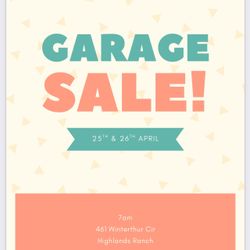 Garage/ Yard Sale