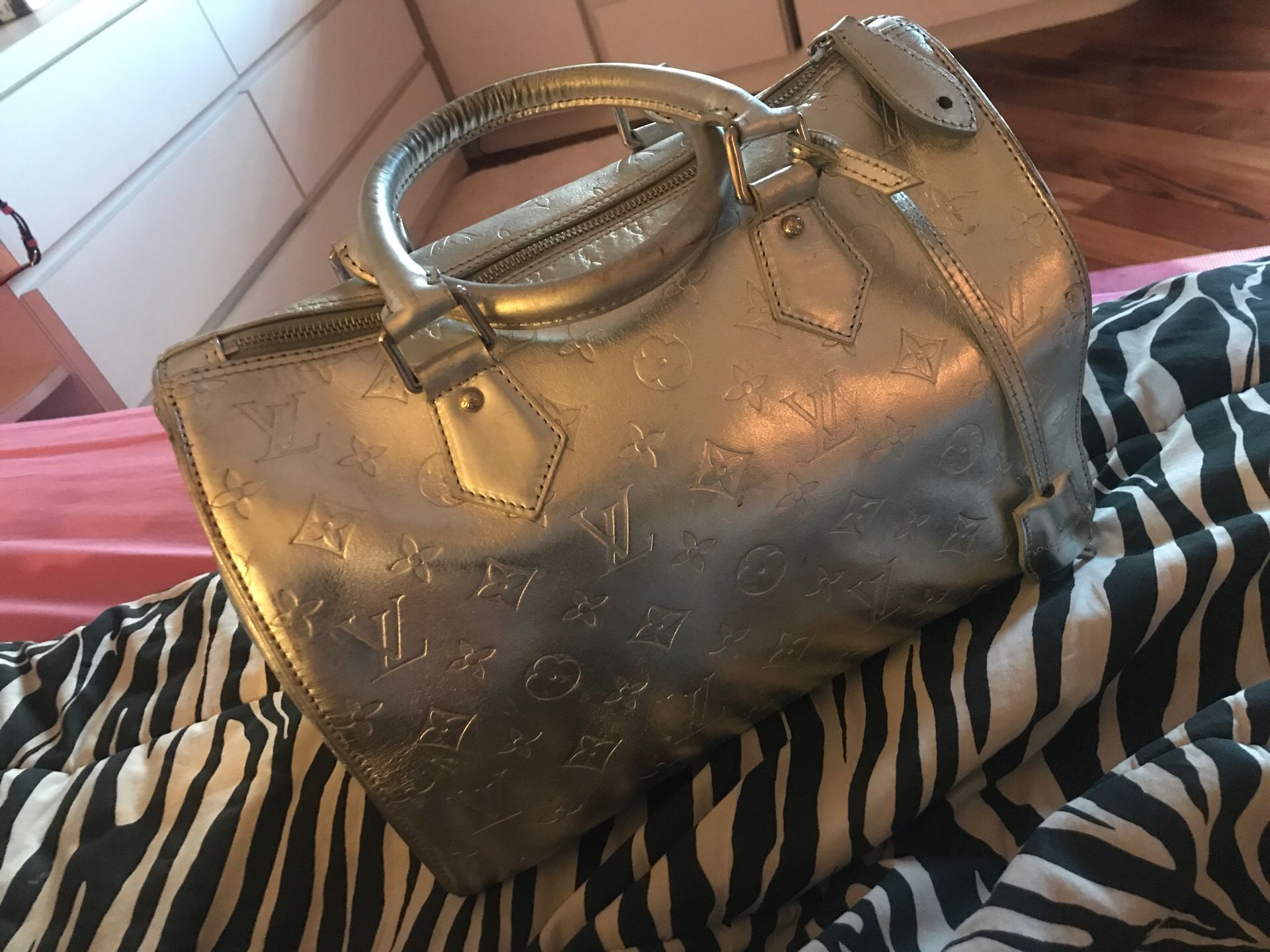 Louis Vuitton Silver Handbag