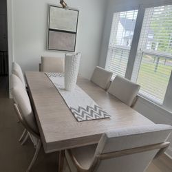 Dining Table And Six Chairs