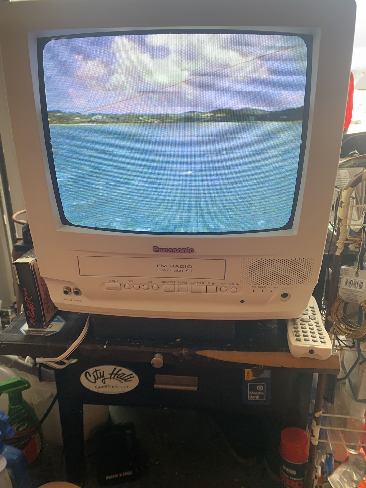 13” Panasonic & VHS Recorder