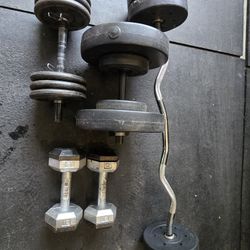 Free weights (mix) - $45