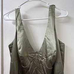Olive Green Bridesmaid Dress